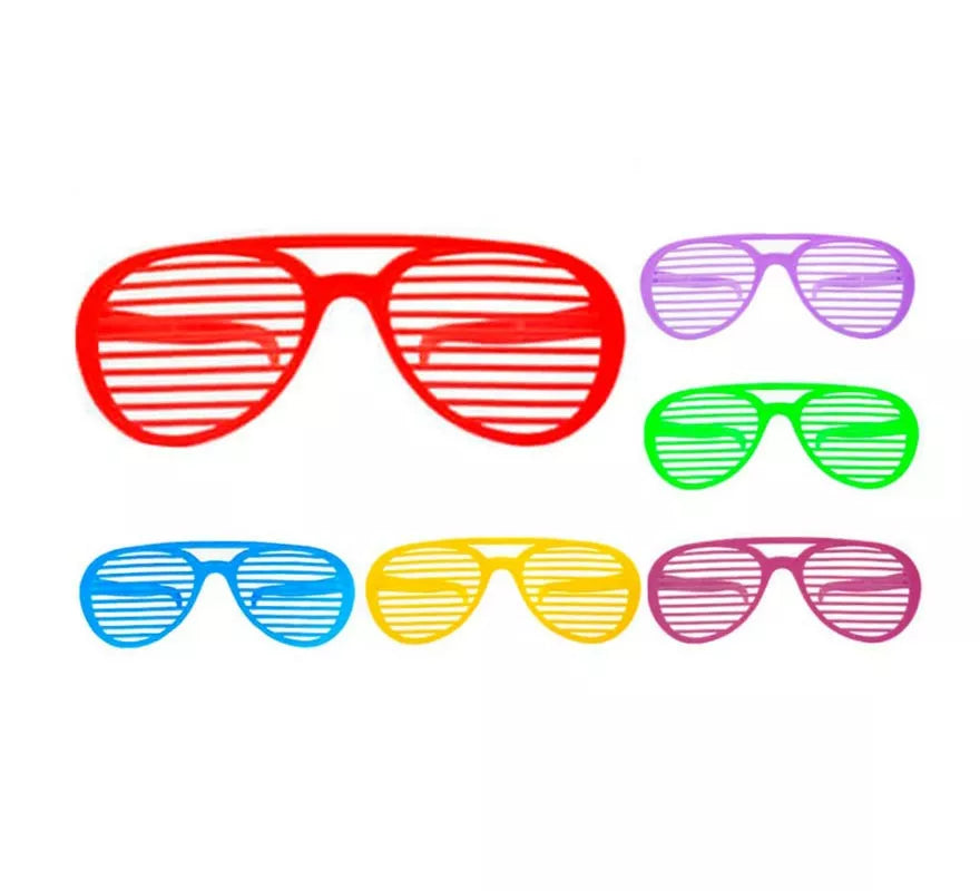 Translation missing: es.Gafas de Rejillas gigante colores surtidos