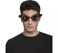 Gafas de Steampunk negras Tintadas