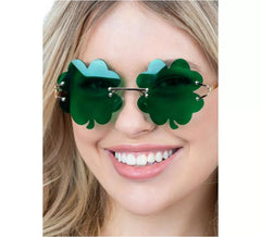 Gafas de trébol de cuatro hojas adulto