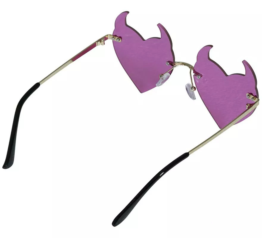 Gafas Demonio lila
