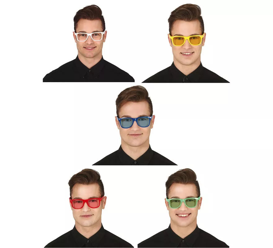 Translation missing: es.Gafas en varios colores con Cristales Transparentes