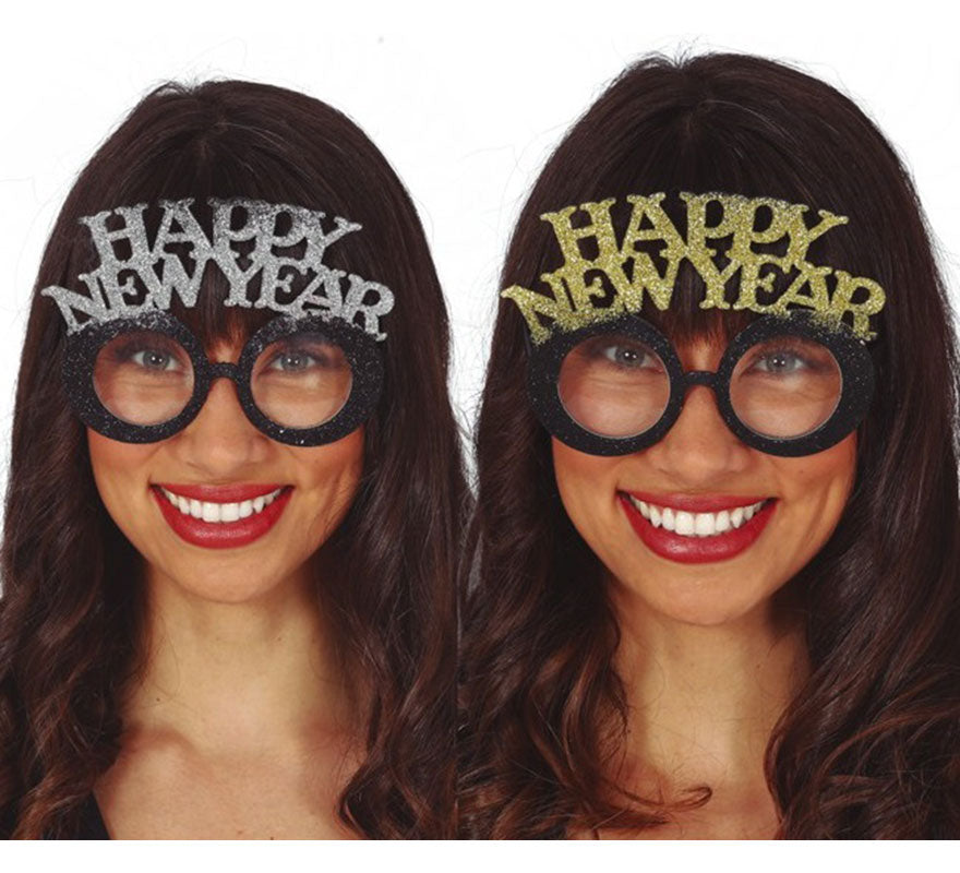 Gafas 'Happy New Year' Plata y Oro Surtido