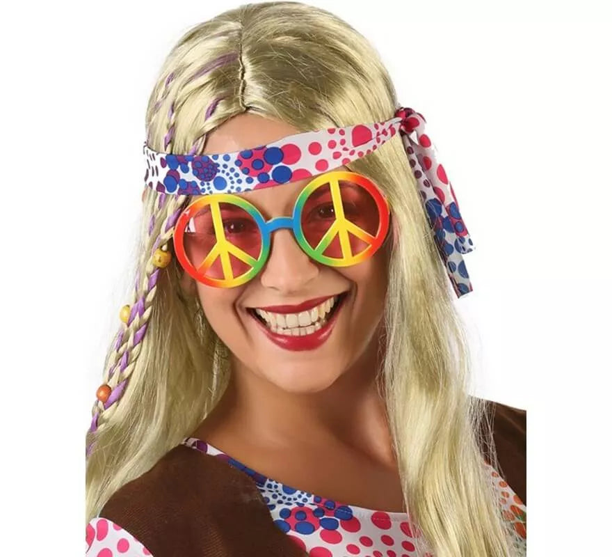 Translation missing: es.Gafas Hippie de la Paz Multicolor