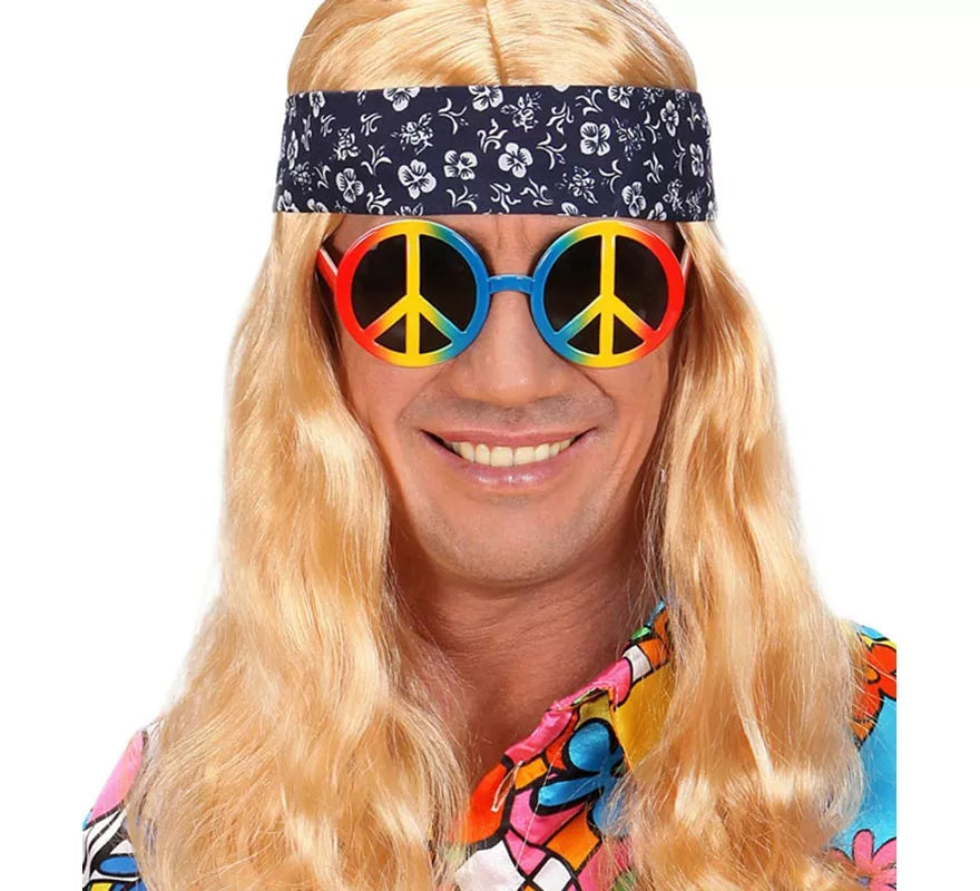 Translation missing: es.Gafas Hippies de la Paz multicolores