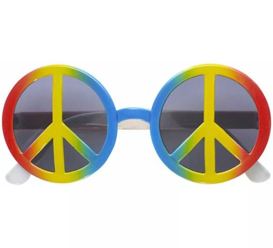Translation missing: es.Gafas Hippies de la Paz multicolores