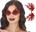 Gafas Llama rojas Plástico