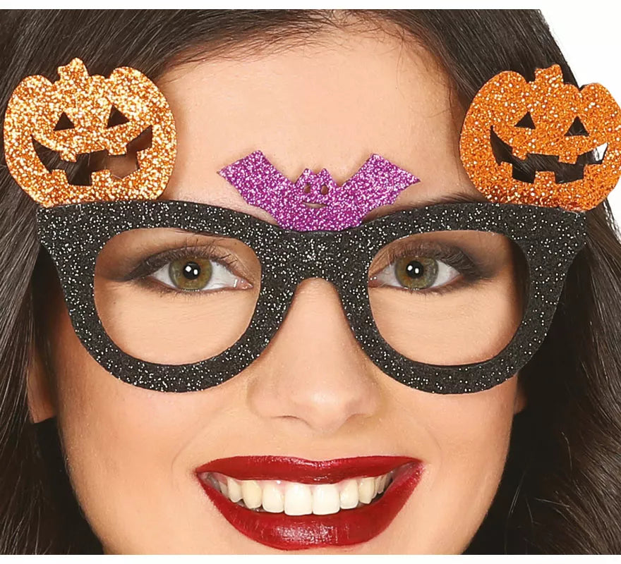 Translation missing: es.Gafas Negras con Calabazas y Murciélago