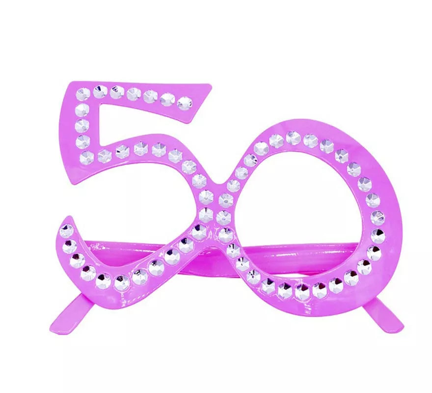 Translation missing: es.Gafas número 50 lila brillantes