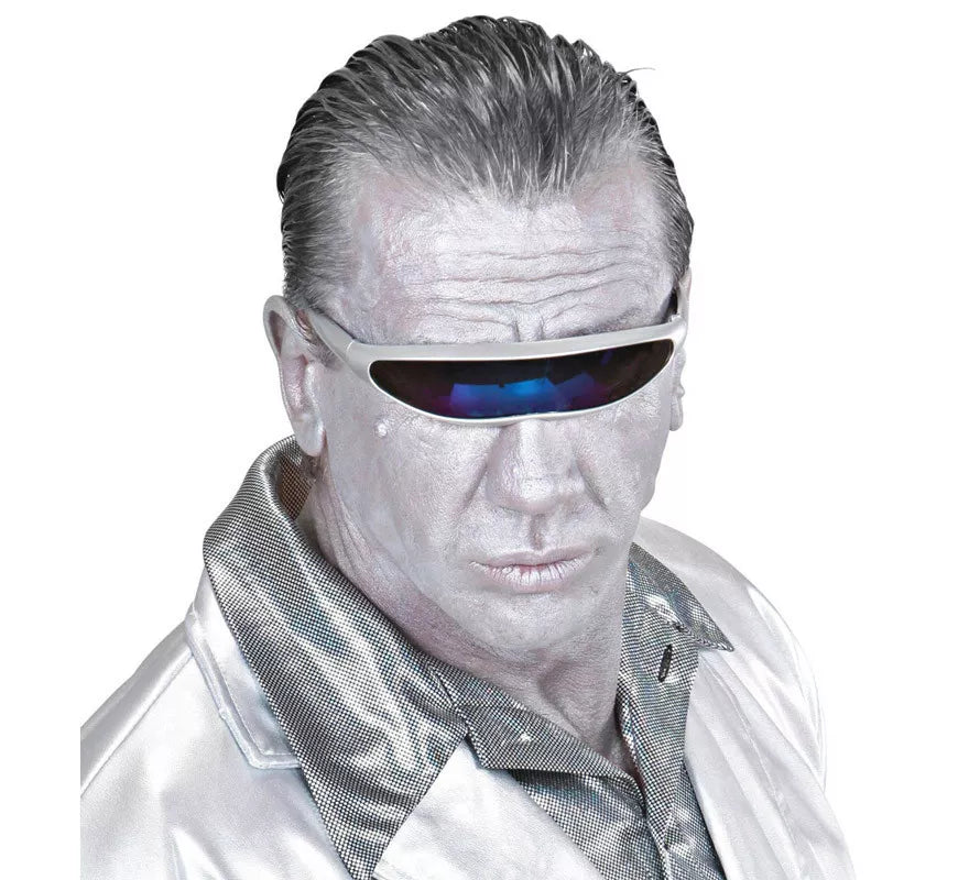 Translation missing: es.Gafas Robot Plateadas Futuristas