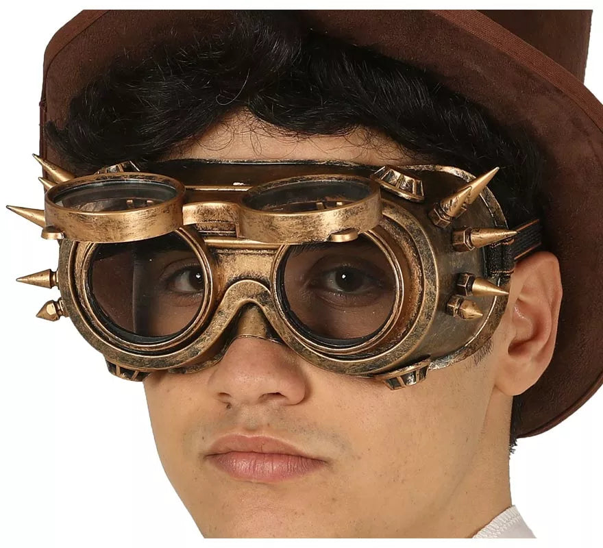 Translation missing: es.Gafas Steampunk Doradas