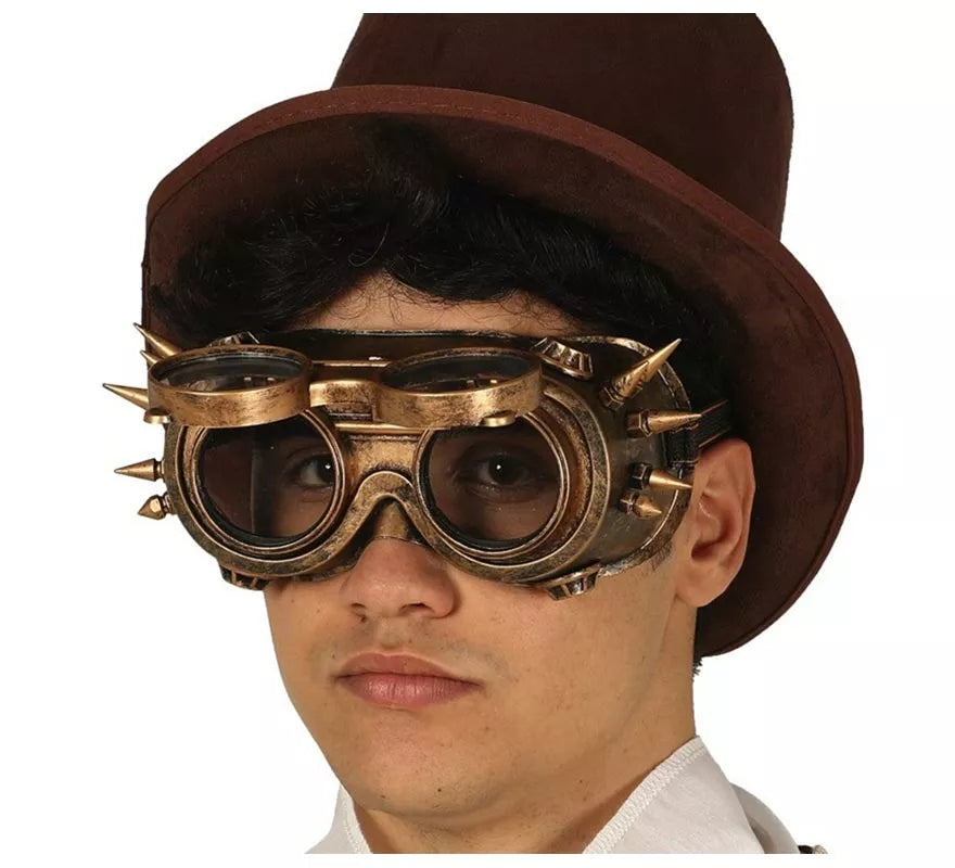 Translation missing: es.Gafas Steampunk Doradas