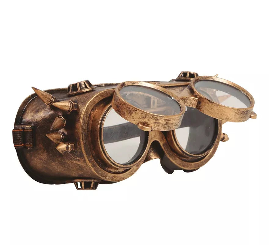 Translation missing: es.Gafas Steampunk Doradas
