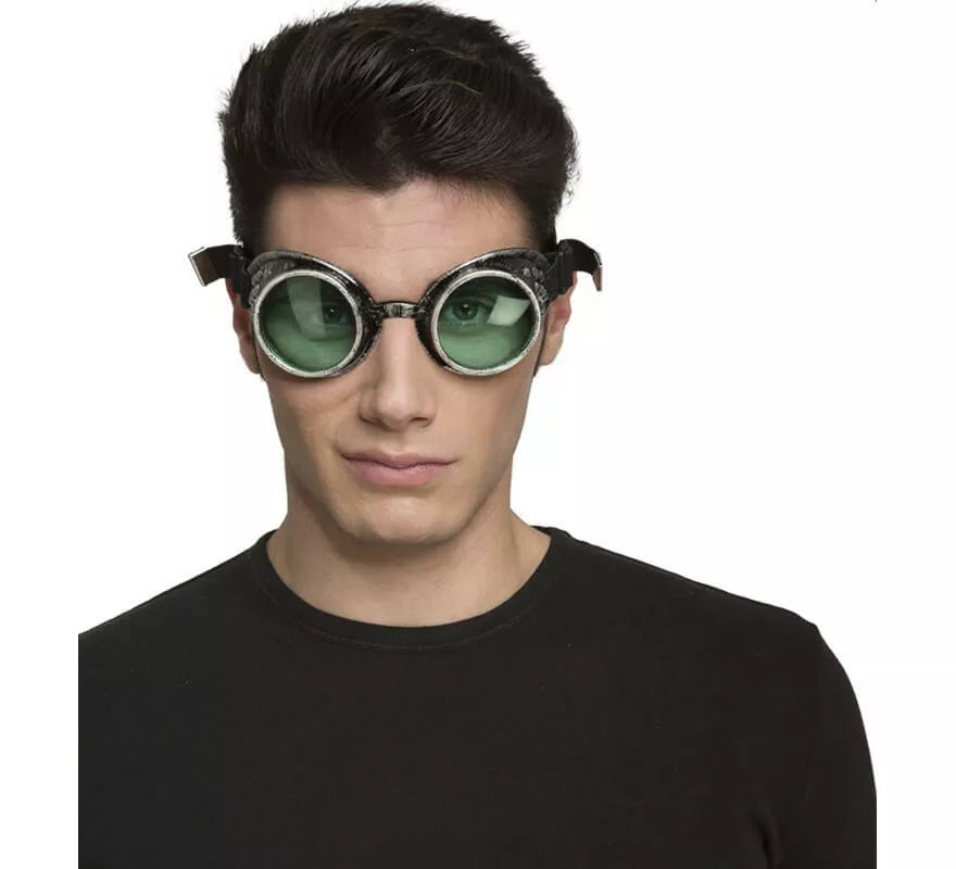 Translation missing: es.Gafas Steampunk verdes