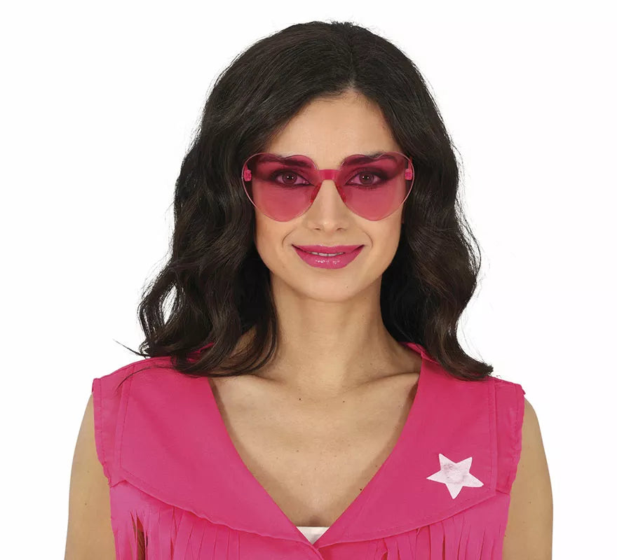Translation missing: es.Gafas Transparentes de Corazón rosa