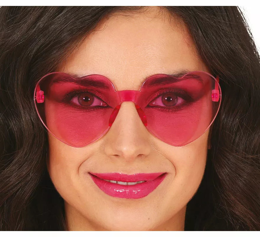 Translation missing: es.Gafas Transparentes de Corazón rosa