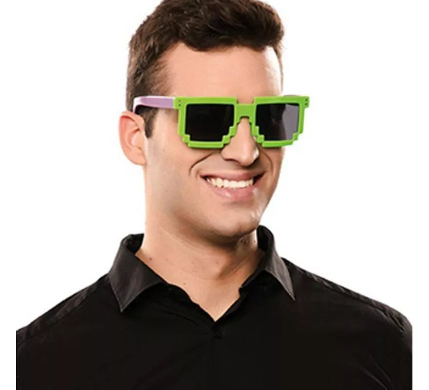 Gafas Verdes Pixeladas