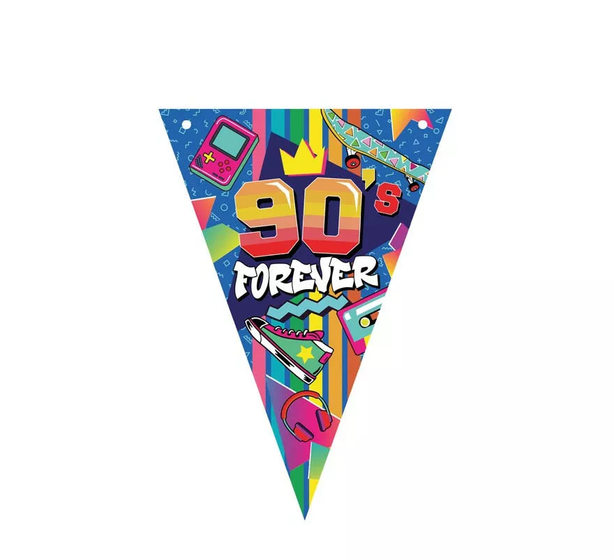Translation missing: es.Gallardete años 90 de 300 cm, 20x30 cm