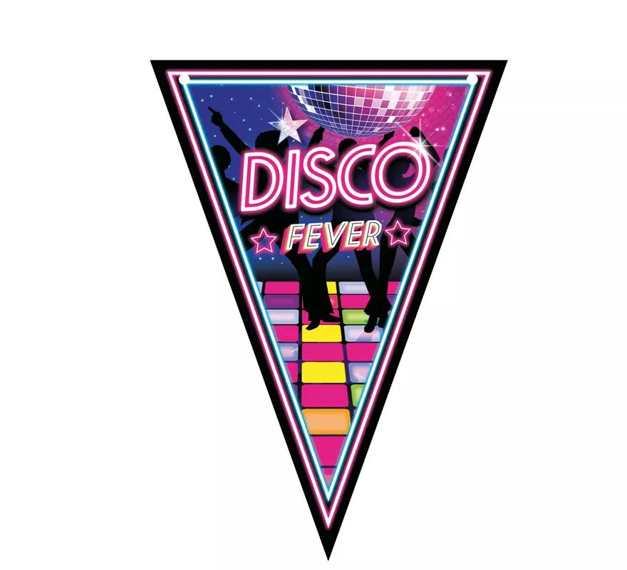 Translation missing: es.Gallardete Disco Fever Papel de 300 cm 20x30 cm