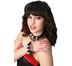 Gargantilla y Brazalete con Calaveras