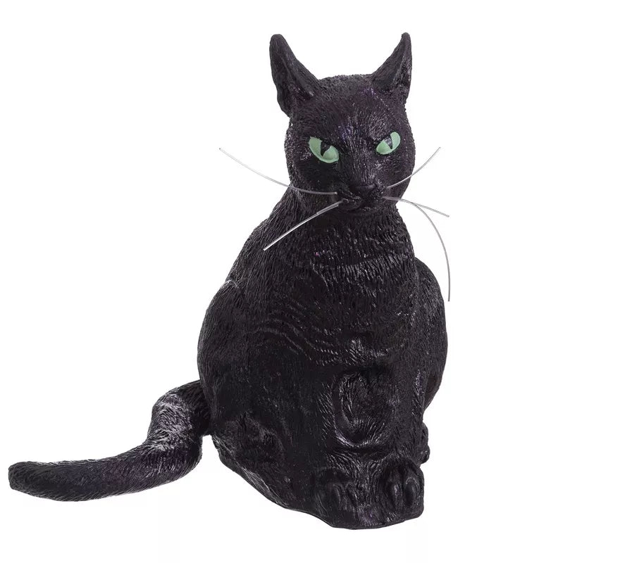 Translation missing: es.Gato negro de PVC de 30x20x34 cm