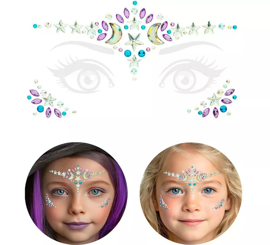 Translation missing: es.Gemas Faciales Adhesivas de Bruja Infantil