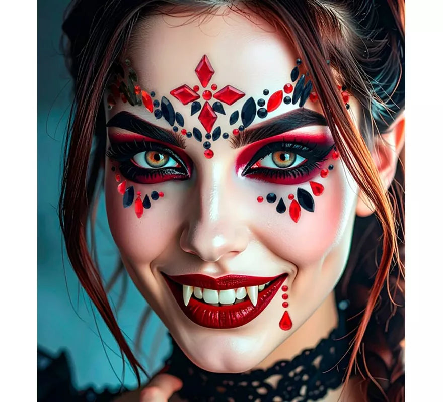 Translation missing: es.Gemas Faciales Adhesivas de Vampiresa Gótica