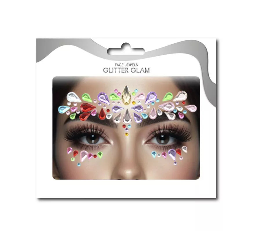Translation missing: es.Gemas Faciales camino floral multicolor