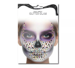 Gemas Faciales Fashion Calavera morada