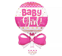 Globo de Foil Baby Girl de 90 cm