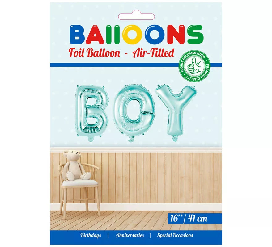 Translation missing: es.Globo de Foil BOY Azul de 41 cm