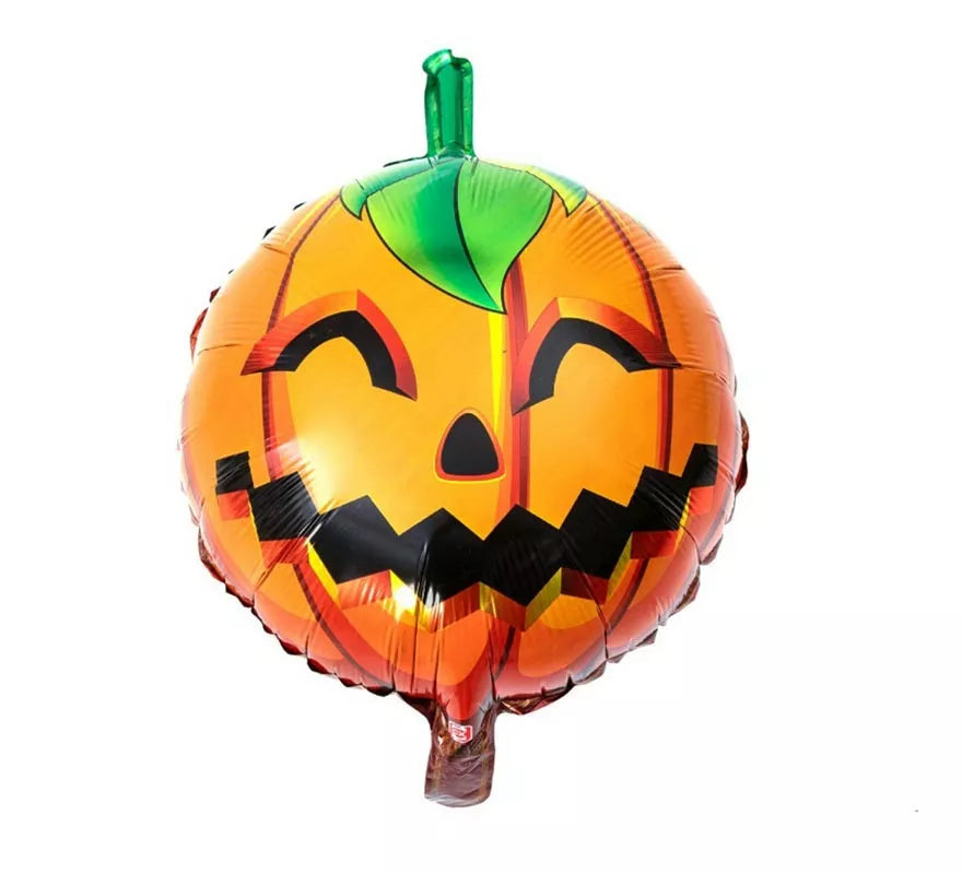 Translation missing: es.Globo de Foil Calabaza feliz de 45x45 cm
