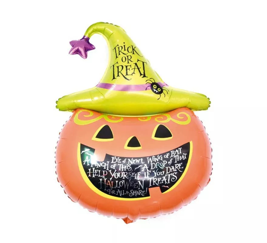 Translation missing: es.Globo de Foil Calabaza Trick or Treat de 61x91 cm