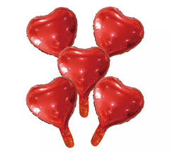 Globo de Foil Corazón de Rojo de 20 cm
