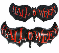 Globo de Foil Murciélago Halloween de 100 cm
