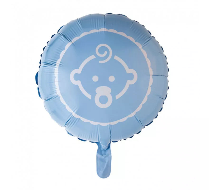 Globo de Foil Redondo Bebé Niño de 46 cm