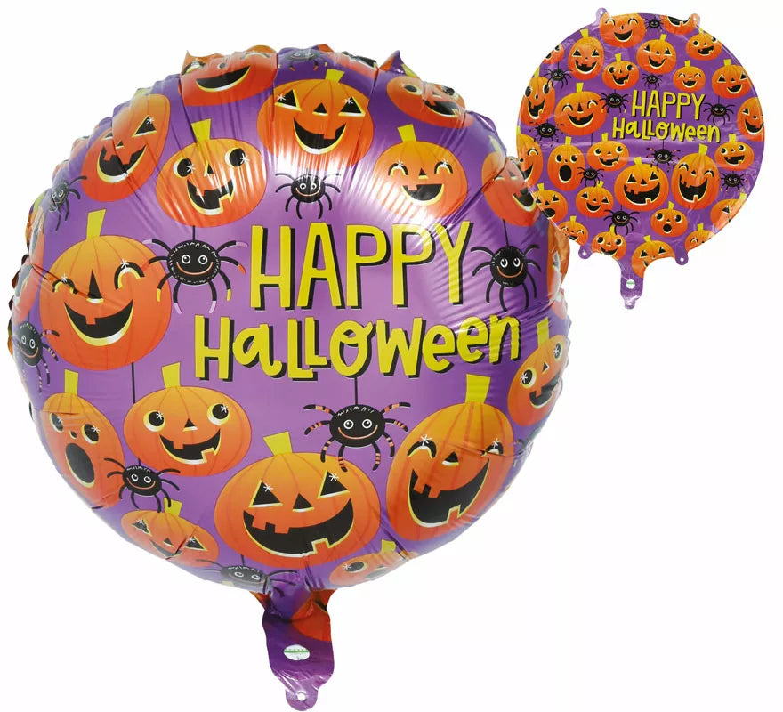 Globo de Foil Redondo Calabazas de 50 cm