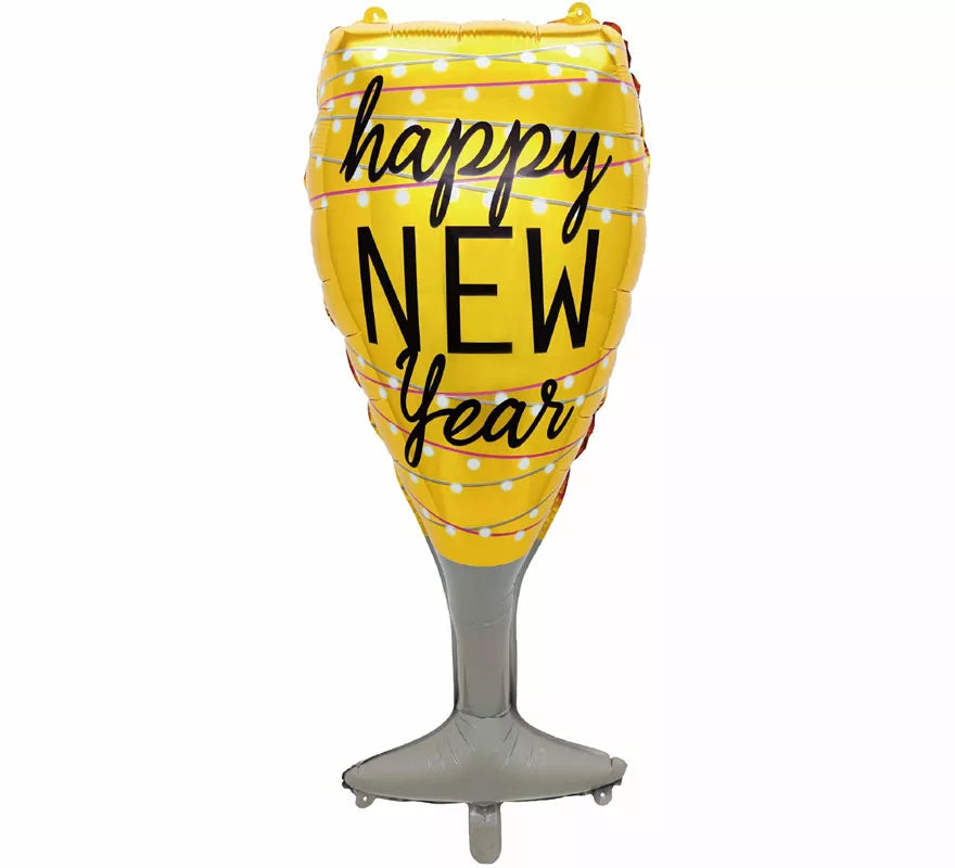 Globo Foil Copa Happy New Year 45x100 cm