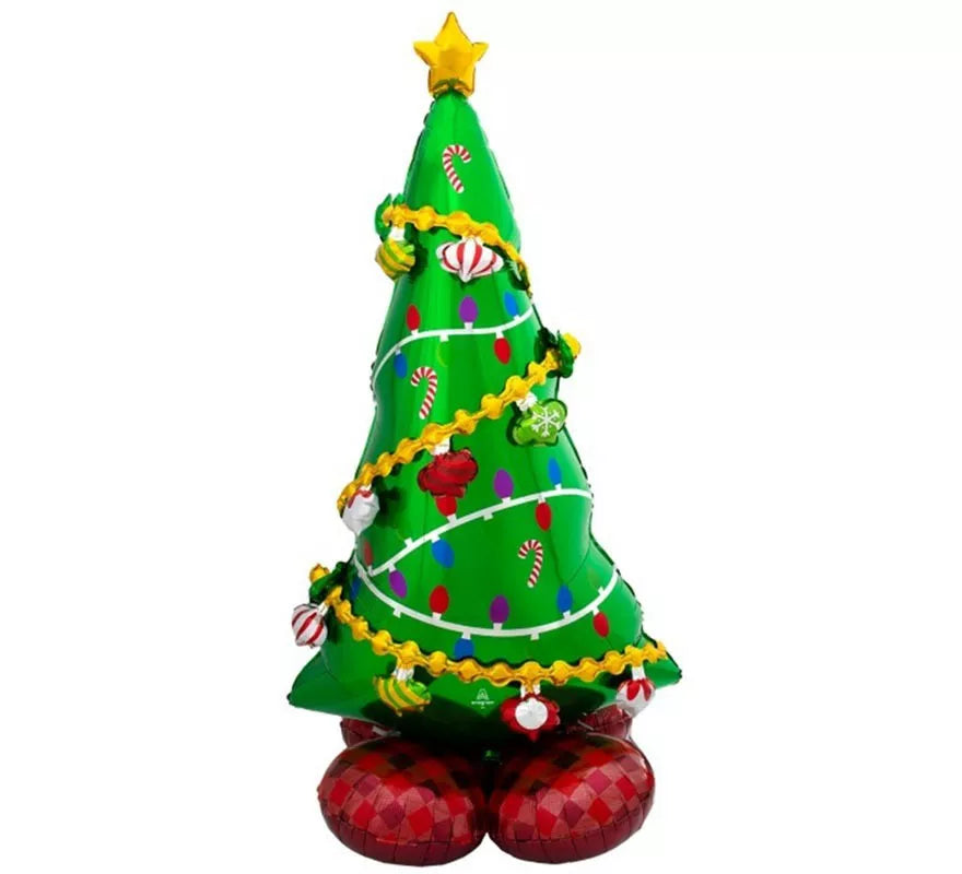 Globo Foil Gigante Arbol de Navidad 78x149 cm