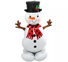 Globo Foil Gigante Muñeco de Nieve 88x139 cm