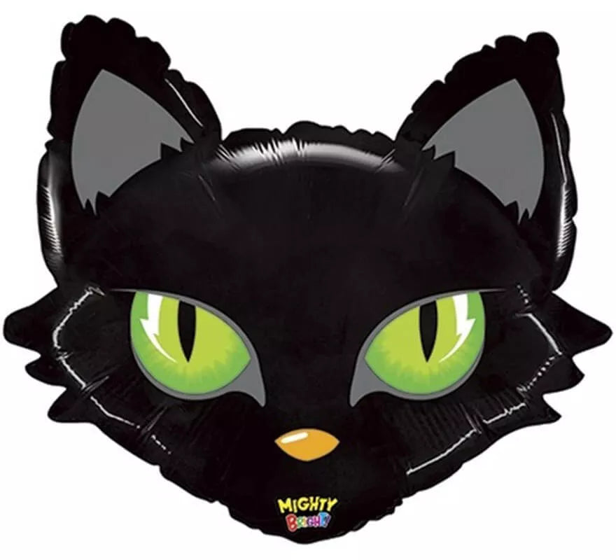 Translation missing: es.Globo Foil Metalizado de Gato Negro de 71 cm