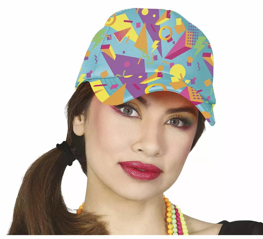 Translation missing: es.Gorra Azul con estampado de los Años '80