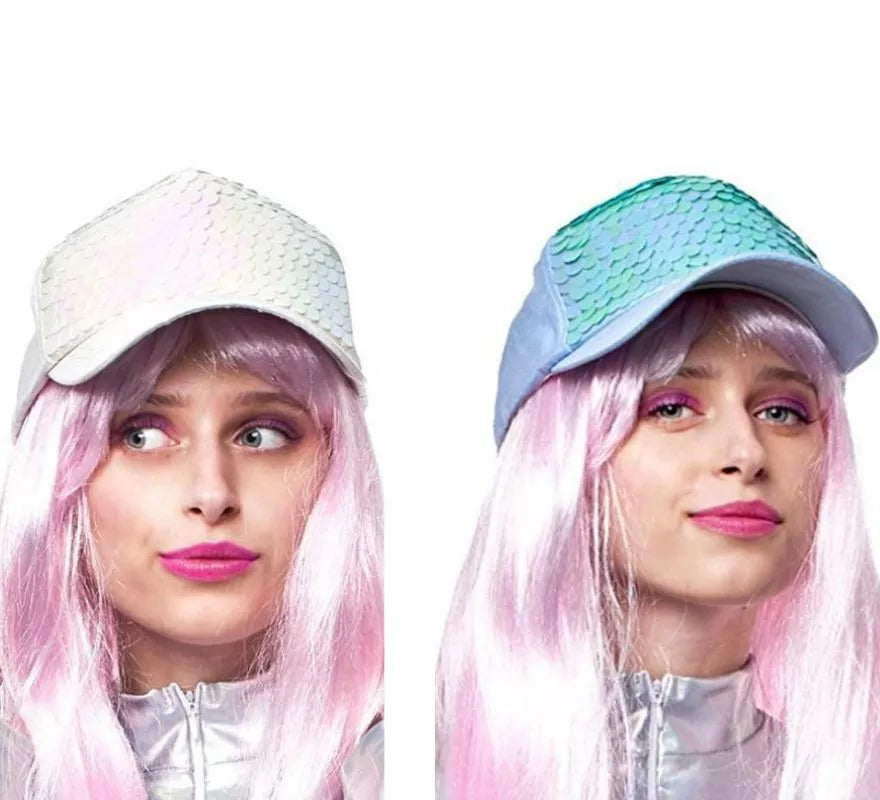 Translation missing: es.Gorra con Escamas de Sirena en varios colores