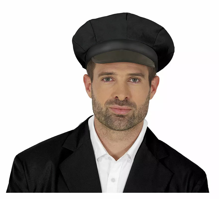 Translation missing: es.Gorra de Chofer negro adulto