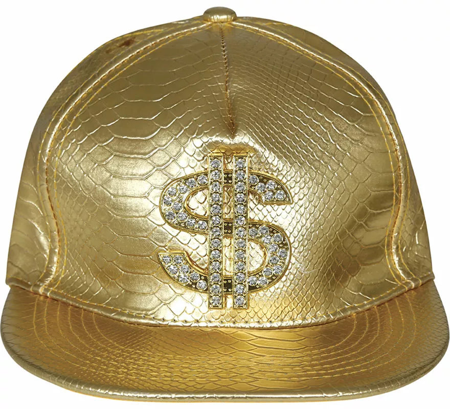 Translation missing: es.Gorra de Dollar dorado adulto