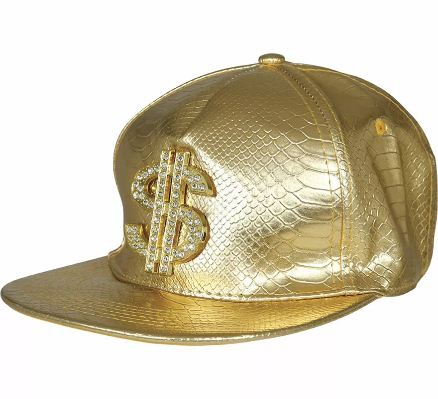 Translation missing: es.Gorra de Dollar dorado adulto