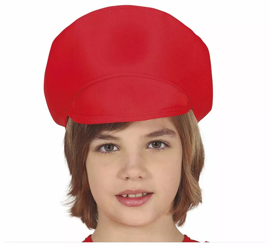 Translation missing: es.Gorra de Fontanero Roja Infantil