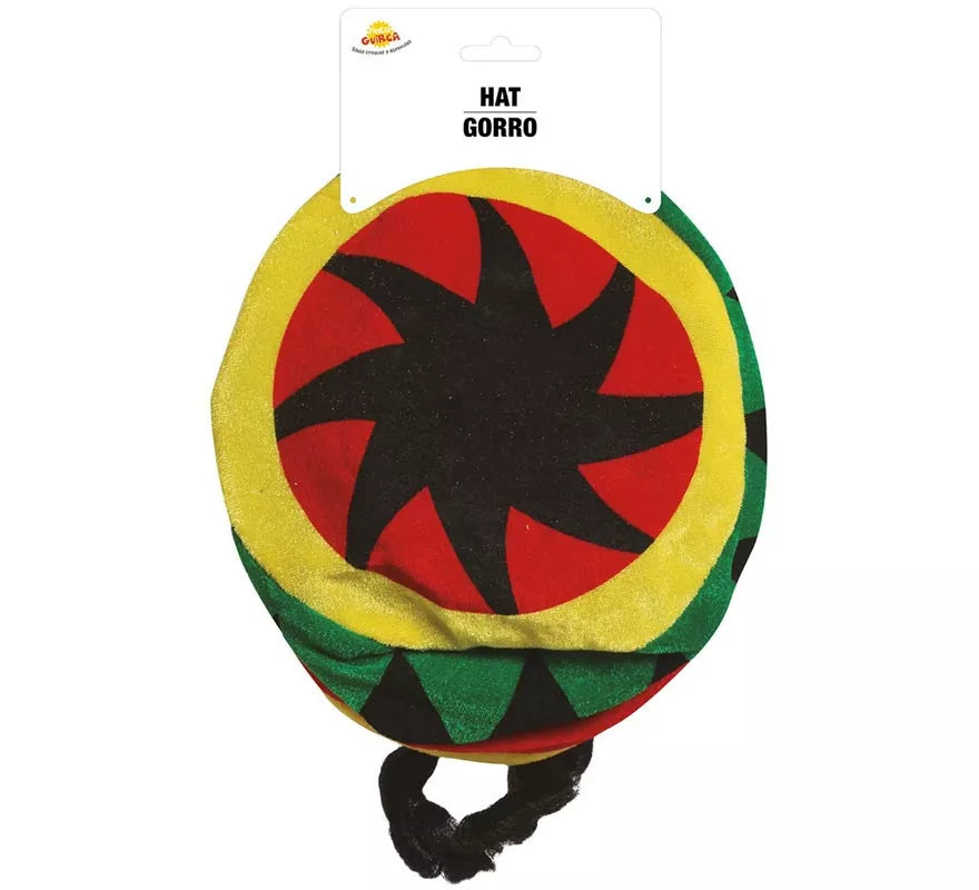 Gorra de Jamaicano con rastas