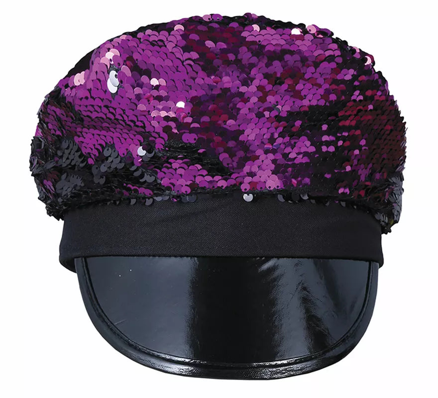 Gorra de Lentejuelas con visera en varios colores