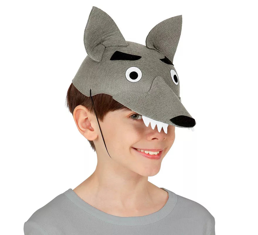 Translation missing: es.Gorra de Lobo de Fieltro para niños