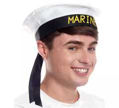 Gorra de Marine blanco y negro